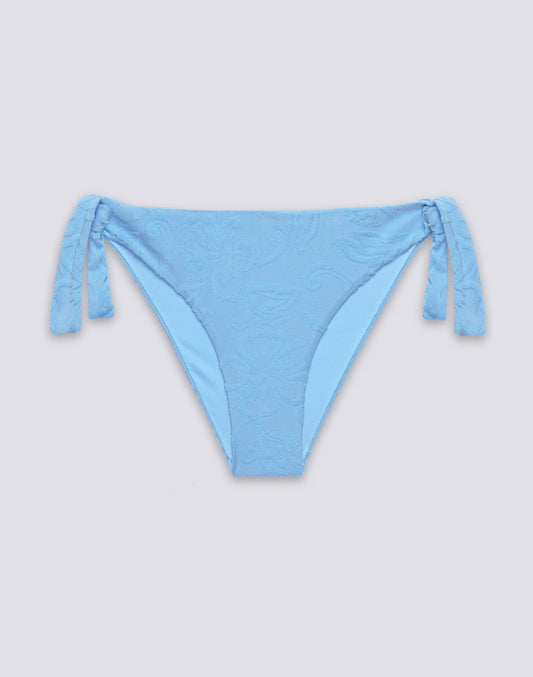 BEA - JACQUARD TERRY CLOTH BIKINI BOTTOMS WITH SK23 PATTERN