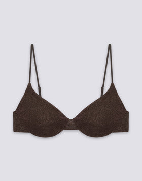 KEIRA - HAUT DE MAILLOT DE BAIN BRALETTE EN LUREX