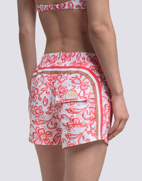 COAST - SHORT DE BAIN REPREVE® AVEC IMPRIMÉ HIBISCUS SK23