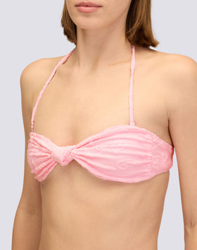 GARDNER BIKINI TOP A FASCIA IN SPUGNA E MOTIVO SK23