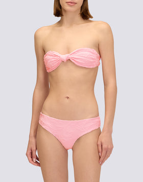 GARDNER BIKINI TOP A FASCIA IN SPUGNA E MOTIVO SK23