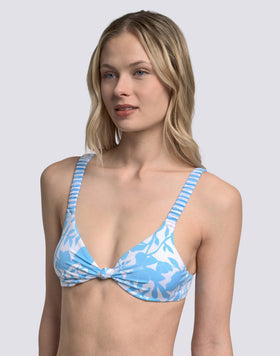 SCARLETT - HAUT DE BIKINI BRALETTE IMPRIMÉ PATCHY FLOWERS