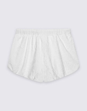 MAILLOT DE BAIN SHORT POUR FEMME EN ÉPONGE JACQUARD AVEC MOTIF SK23