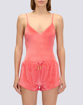 HAYWORTH - COSTUME A PANTALONCINO DONNA IN VELLUTO