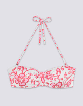 IONI - BIKINI TOP A FASCIA REGOLABILE DIETRO IL COLLO STAMPA SK23