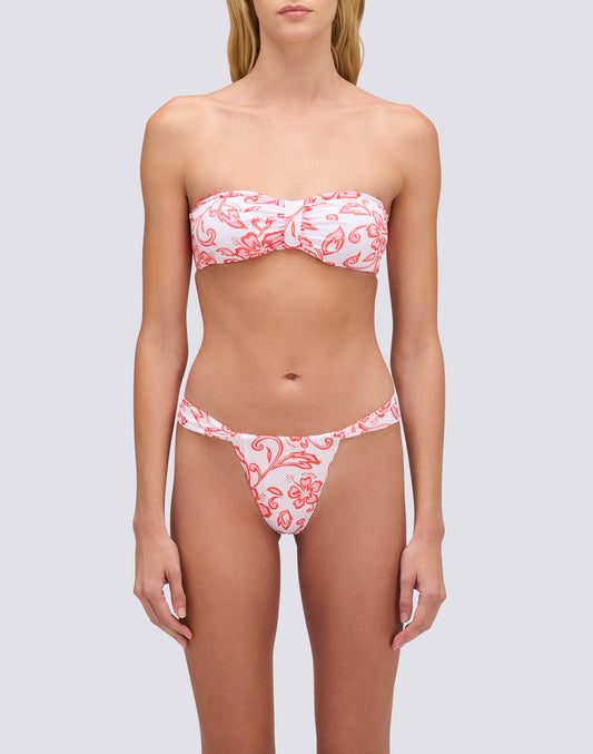 IONI - BIKINI TOP A FASCIA REGOLABILE DIETRO IL COLLO STAMPA SK23