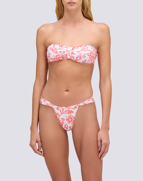 IONI - BIKINI TOP A FASCIA REGOLABILE DIETRO IL COLLO STAMPA SK23
