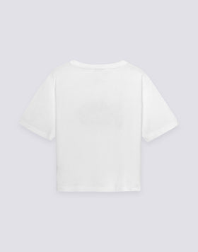 CAMISETA CROPPED DE MUJER CON LAVADO VINTAGE