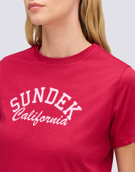 T-SHIRT CROP VINTAGE WASH POUR FEMME