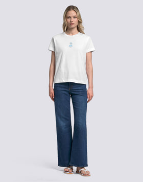 T-SHIRT FEMME IMPRIMÉ GOOD VIBES ONLY