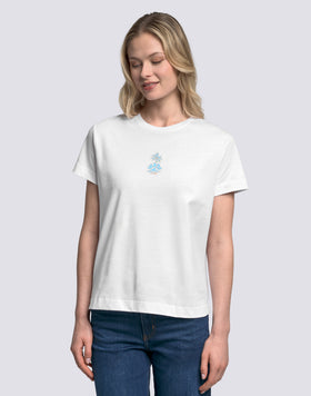 T-SHIRT FEMME IMPRIMÉ GOOD VIBES ONLY