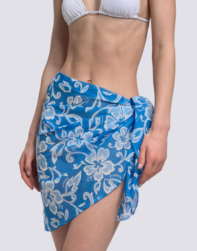 COTTON VOILE SARONG WITH SK23 PRINT