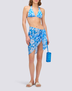 PAREO IN VOILE DI COTONE CON STAMPA SK23