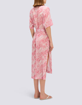 CAMISERO LARGO CON ESTAMPADO FLEUR DE JOIE