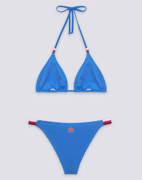 JENNIFER TRIANGLE TOP AND FIXED RAINBOW BOTTOM