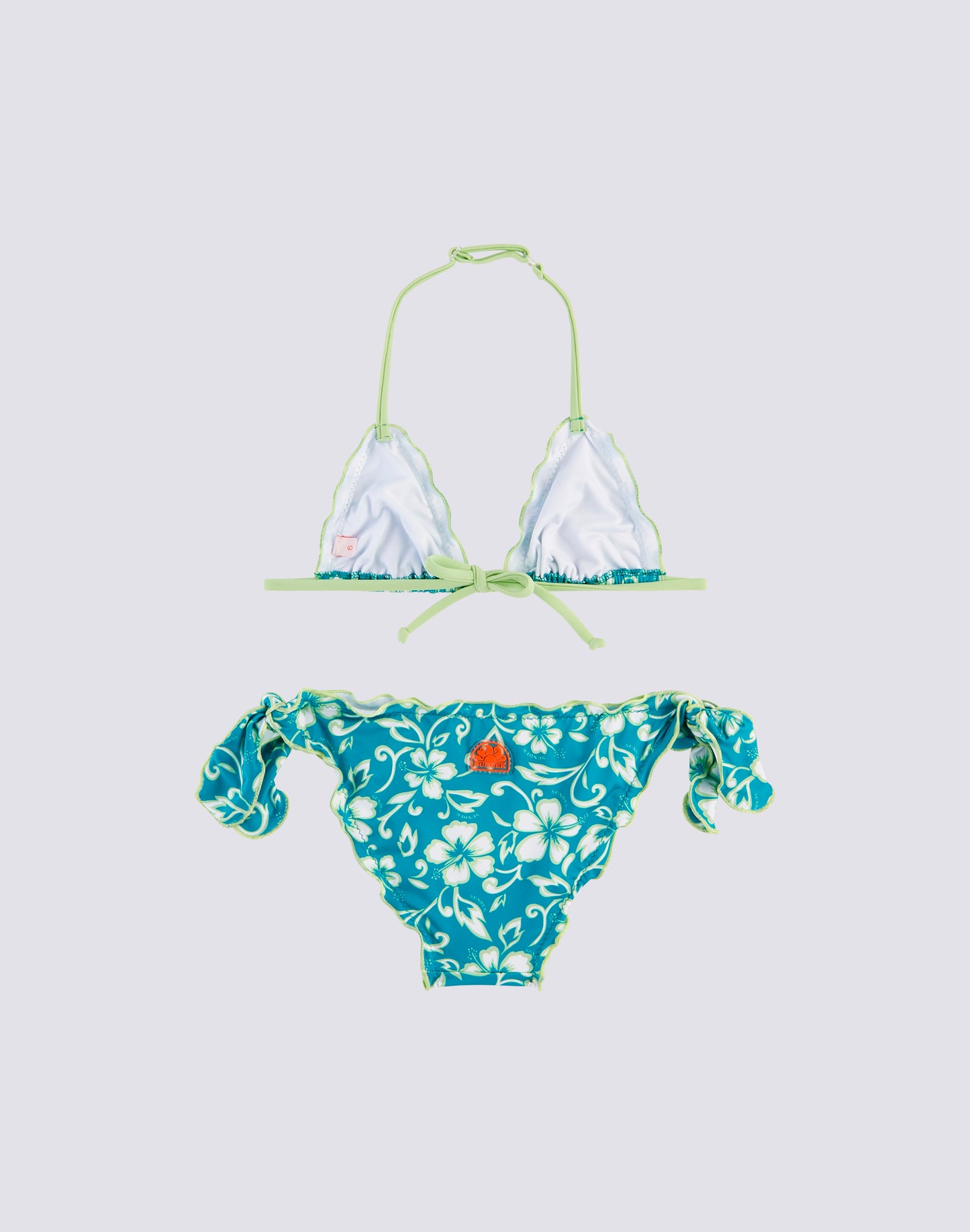 GIRL'S BIKINI WITH HIBISCUS PRINT SK23