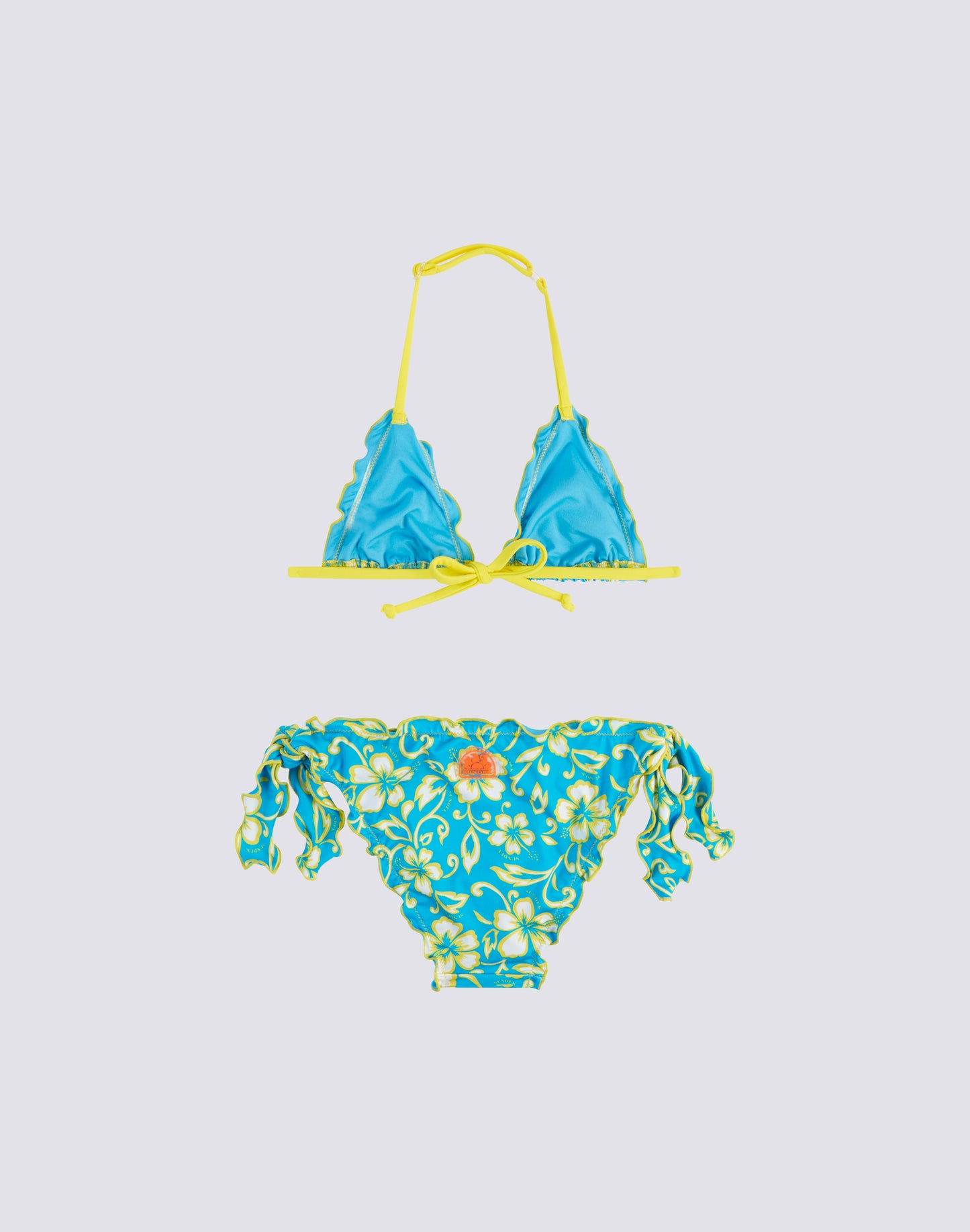 BIKINI BAMBINA CON STAMPA HIBISCUS SK23