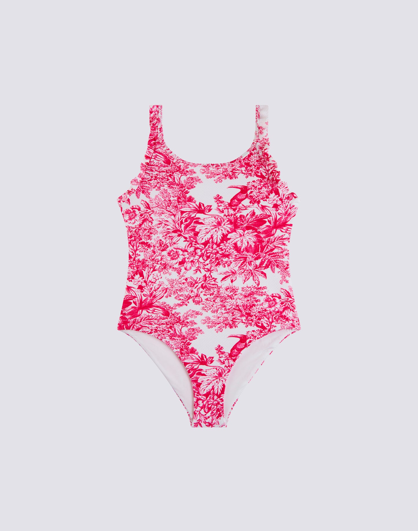 ONE-PIECE SWIMSUIT WITH RUFFLES TOILE DE JOULY