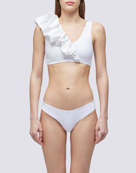 TOP BRALETTE CON ROUCHES