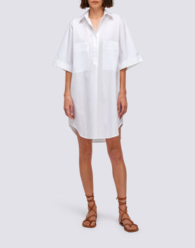 POPLIN SHORT DRESS