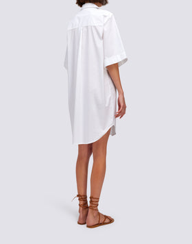 POPLIN SHORT DRESS