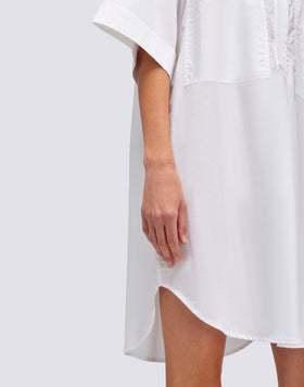 POPLIN SHORT DRESS