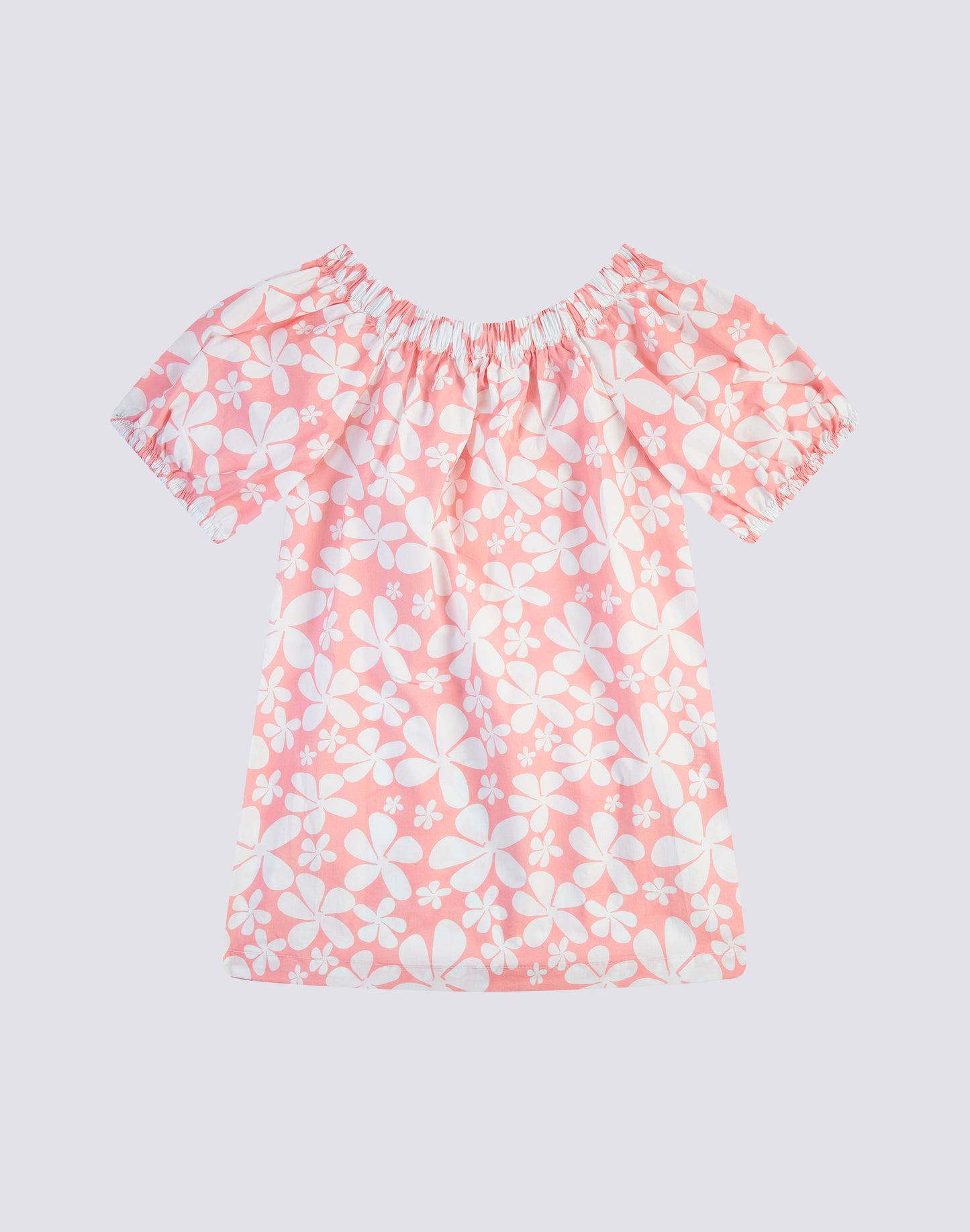 ROBE À ÉPAULES DÉnudées AVEC IMPRIMÉ FLEURS ROULANTES