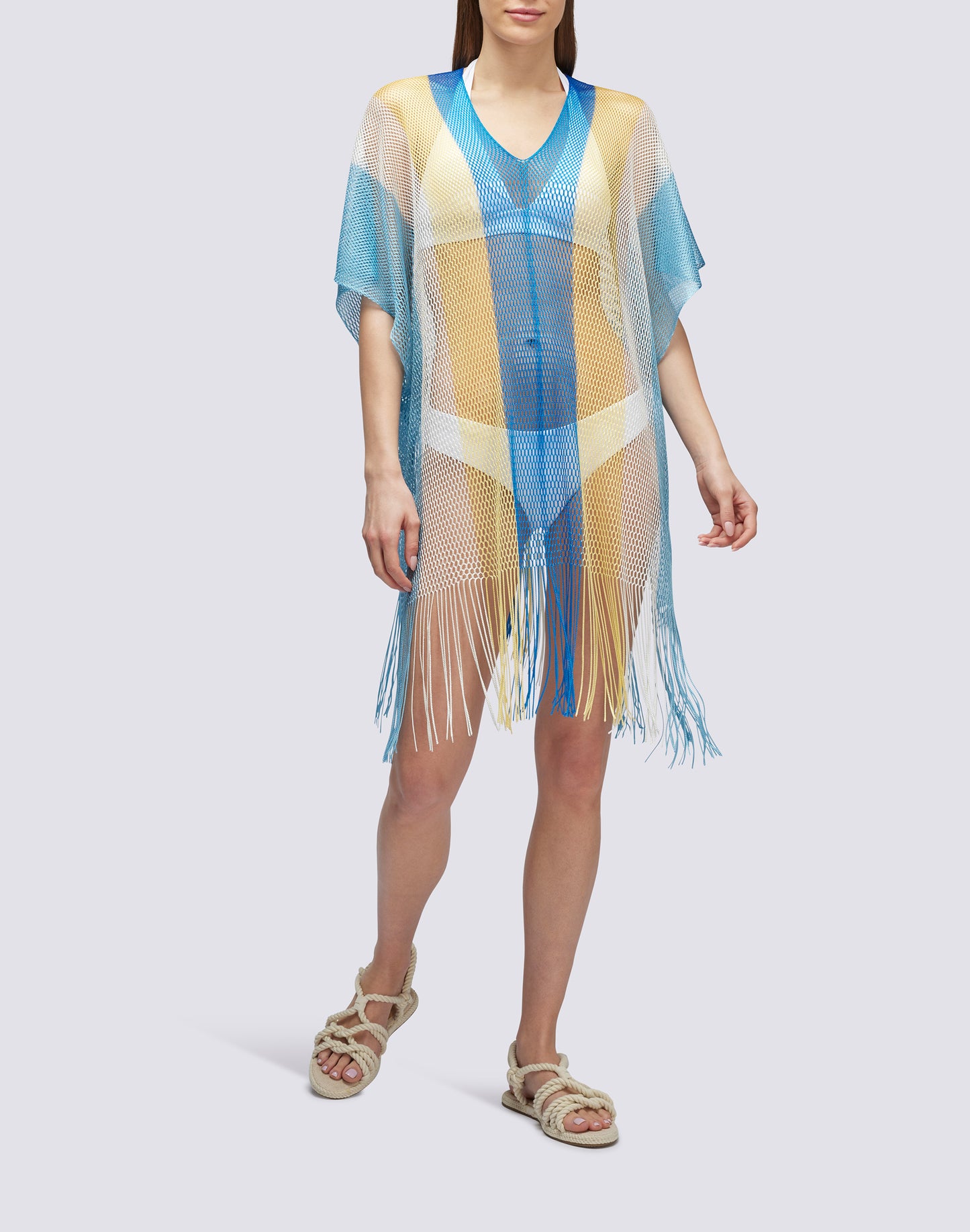 CAFTAN À FRANGES