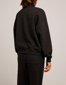 BRUSHED COTTON SWEATSHIRT