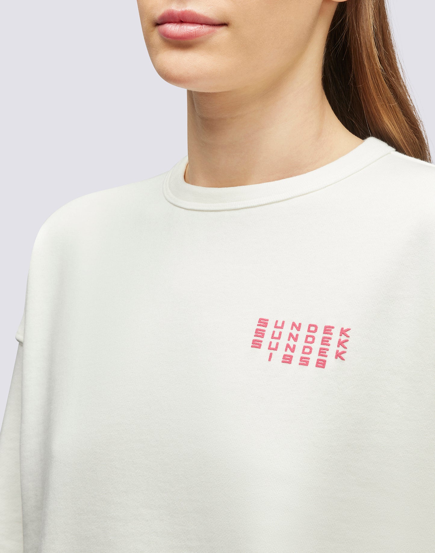 CREW NECK SWEATSHIRT WITH PRINTED LOGO