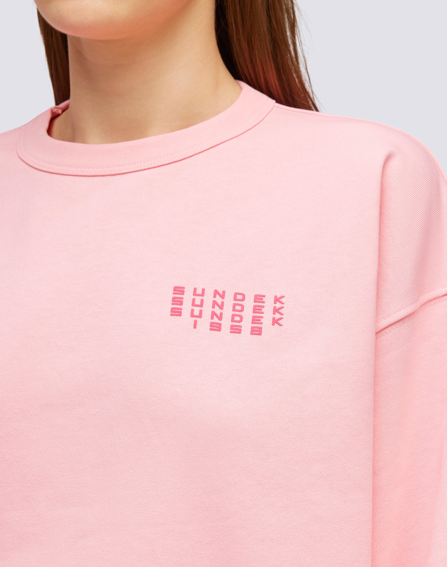 CREW NECK SWEATSHIRT WITH PRINTED LOGO