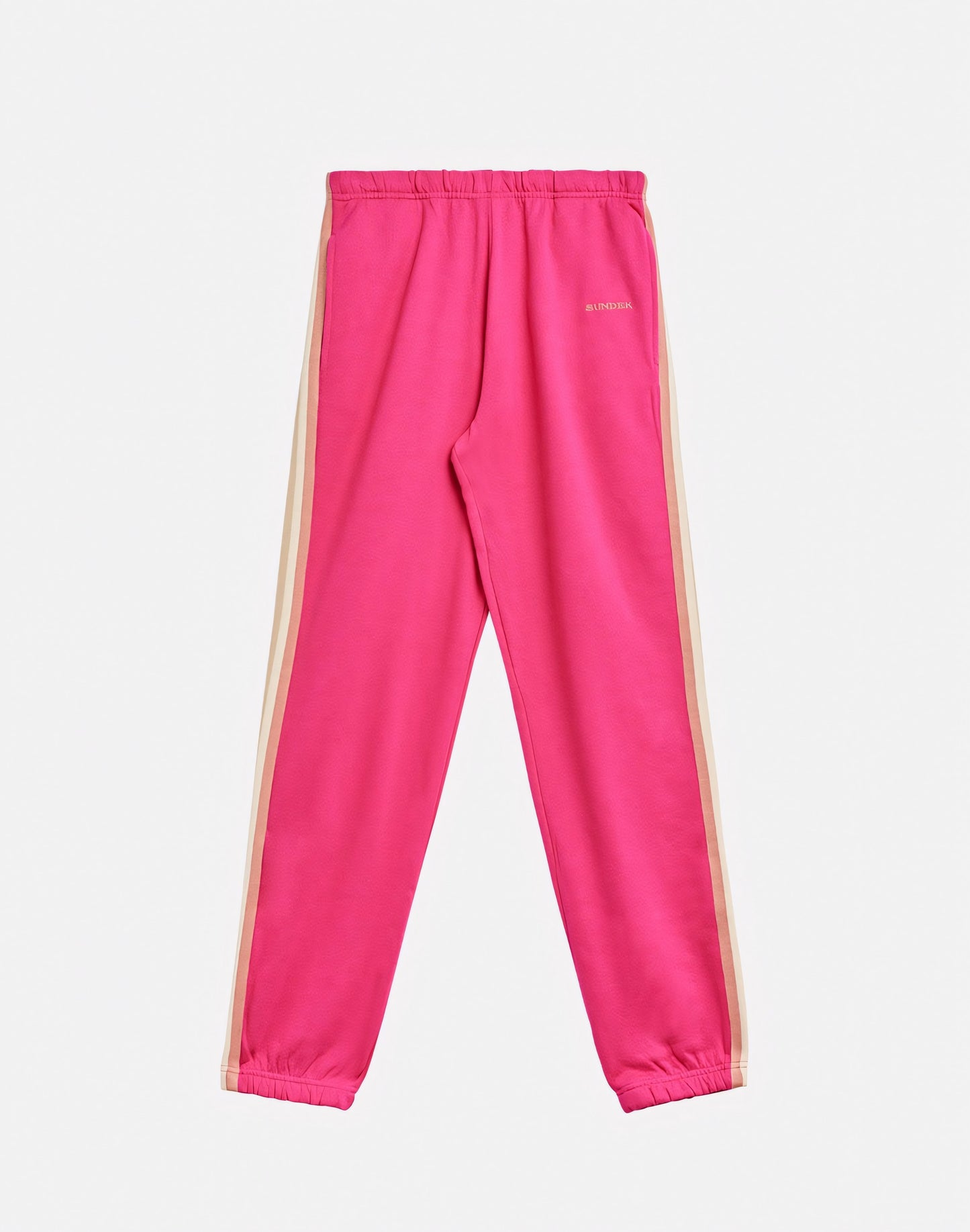 PANTALON EN PELUCHE AVEC DÉTAILS ARC-EN-CIEL