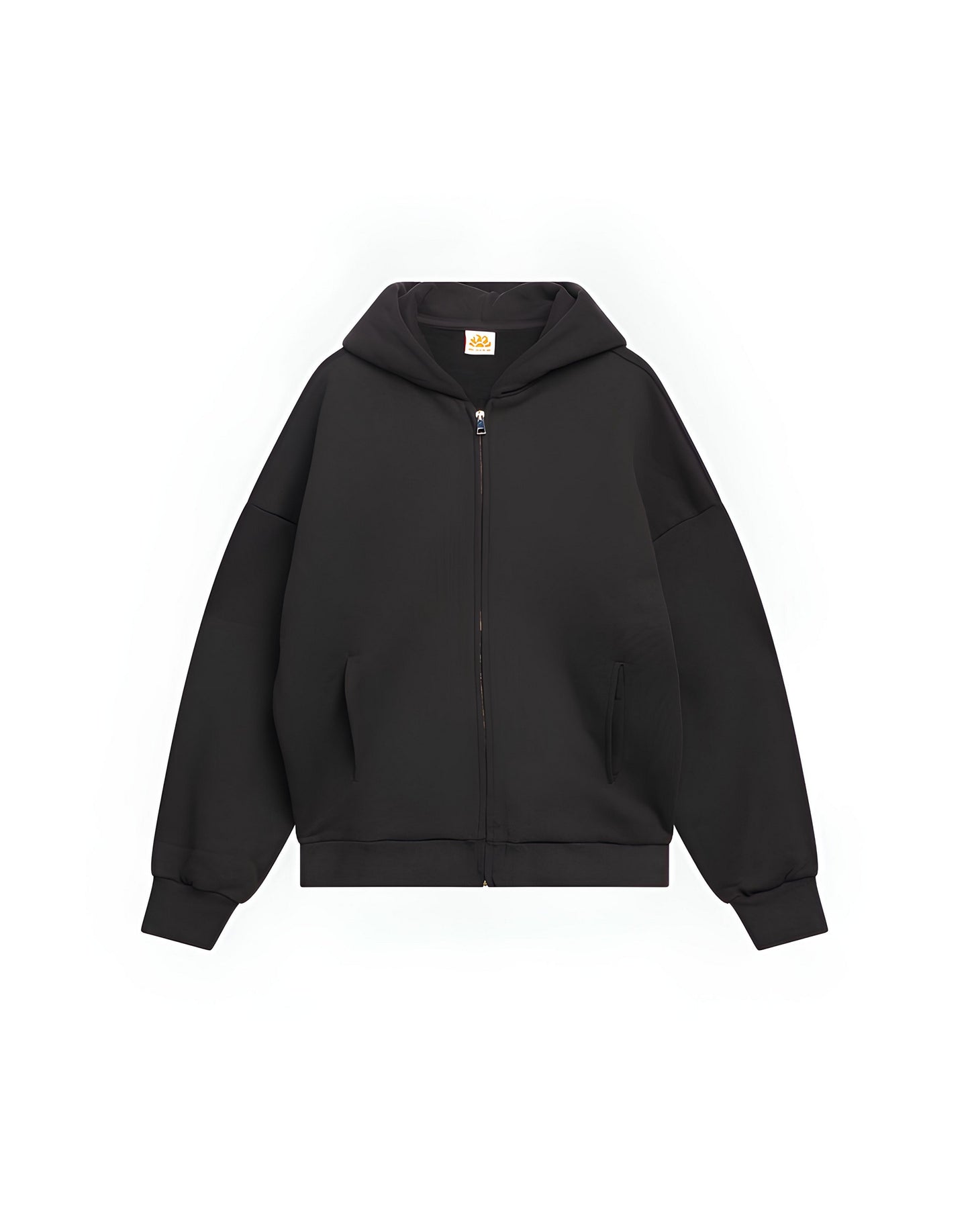 BRUSHED HOODED SWEATSHIRT WITH LOGO