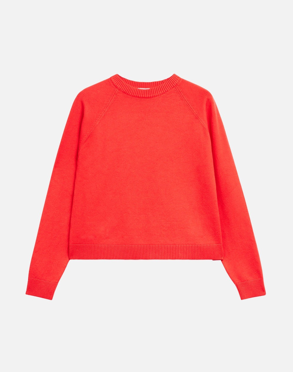 KNITTED CREW-NECK SWEATSHIRT