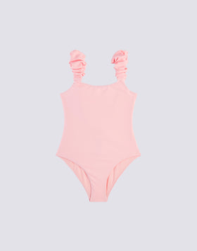MINI MAILLOT DE BAIN UNE PIÈCE À VOLANTS
