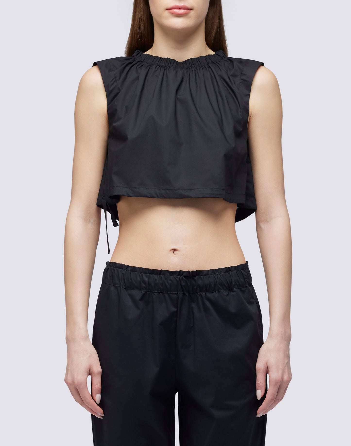 CROP TOP WITH DRAWSTRING