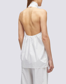 SOLID COLOR POPLIN TOP