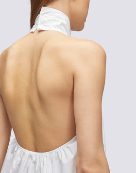 SOLID COLOR POPLIN TOP