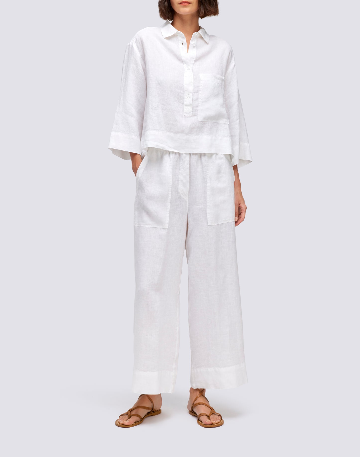 LONG LINEN PANTS