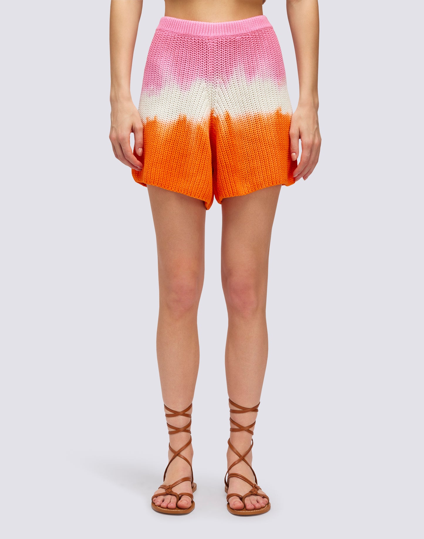 SHORT EN MAILLE TIE-DYE