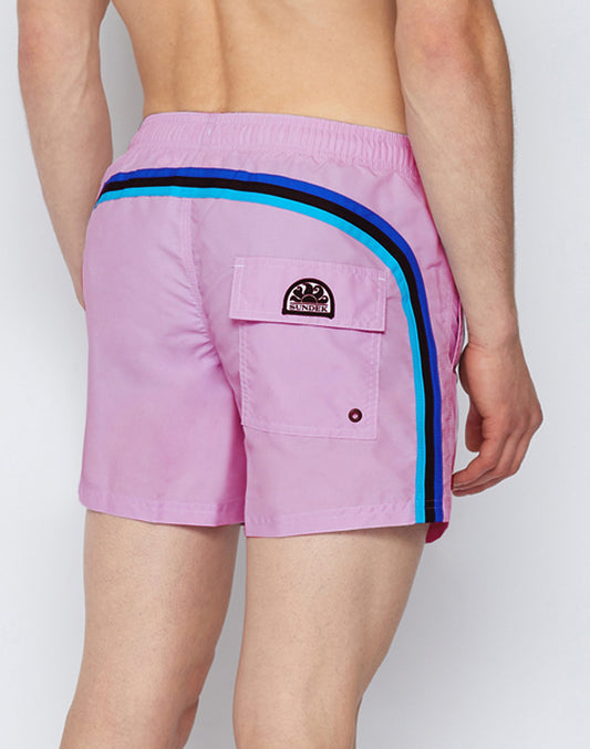 ICONIC TAFFETA SHORT SWIM SHORTS WITH AN ELASTICATED WAISTBAND