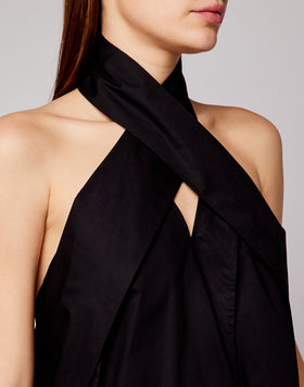 SOLID COLOR POPLIN TOP