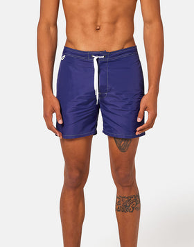MID-LENGTH SWIM SHORTS WITH A FIXED WAISTBAND