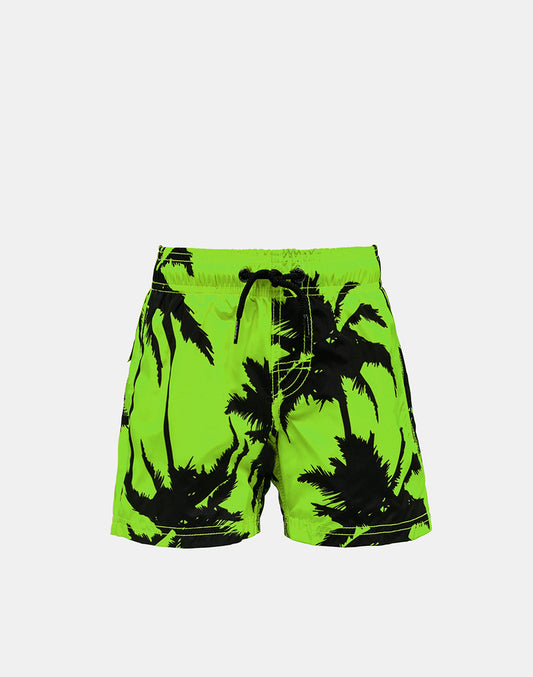 SHORT SWIM SHORTS WITH AN ELASTICATED WAISTBAND