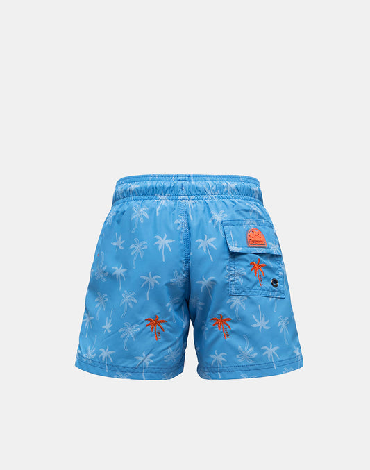 SHORT DE BAIN À TAILLE ÉLASTIQUE