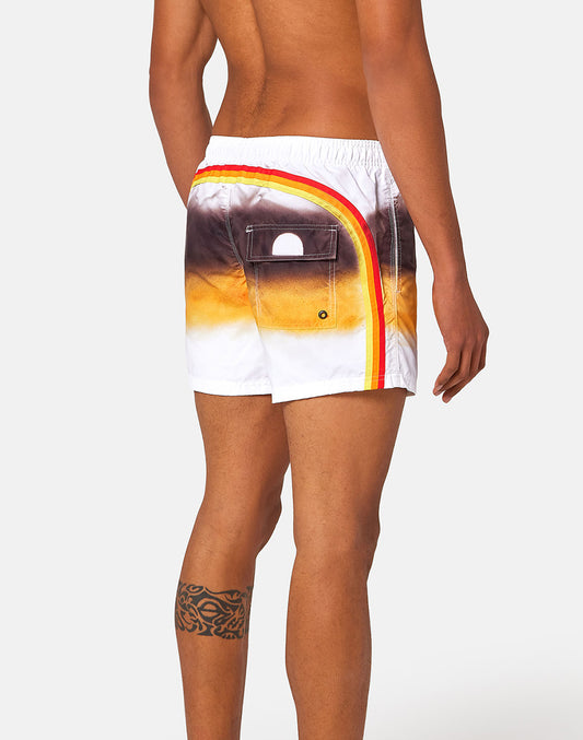 SHORT DE BAIN À TAILLE ÉLASTIQUE