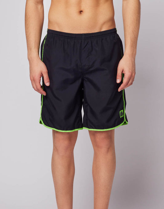 LONG SWIM SHORTS WITH AN ELASTICATED WAISTBAND