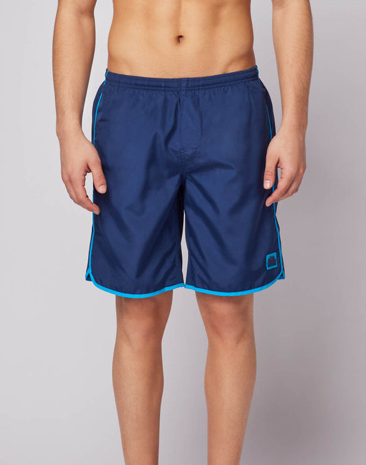 LONG SWIM SHORTS WITH AN ELASTICATED WAISTBAND