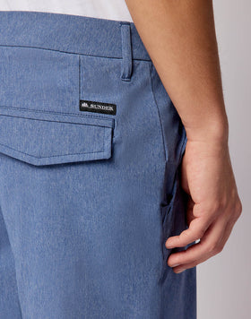 WALKSHORT IN WATER-REPELLENT MELANGE FABRIC