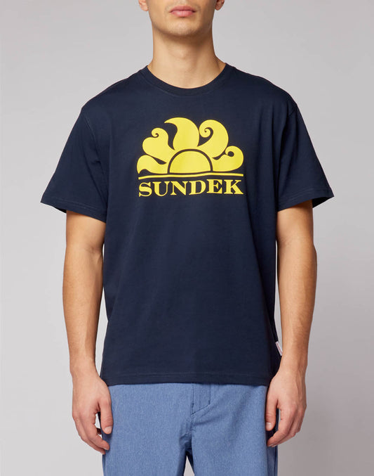 NEW SIMEON CREW NECK T-SHIRT WITH LOGO